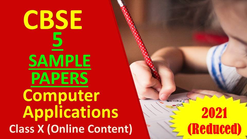 Sample Paper CBSE Class X Sample Paper CBSE Class X